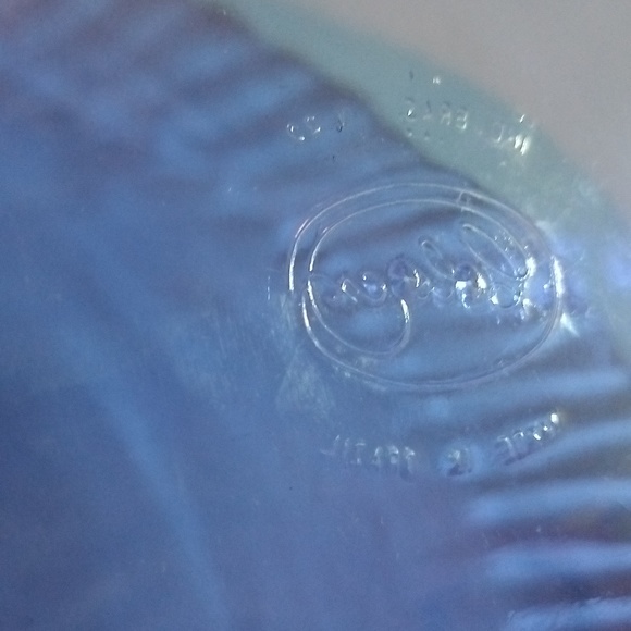 1960's Colorex Cobalt Blue Fluted Bowl Made in Brazil - Serving Bowl - - Picture 2 of 5